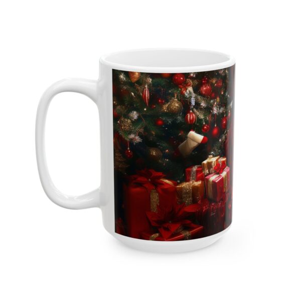 Ceramic Mug, (11oz, 15oz) African American Santa Claus Christmas Mug, Fun and Festive, Gift Idea, Original Design, Fun for All Ages Colorful - Image 7