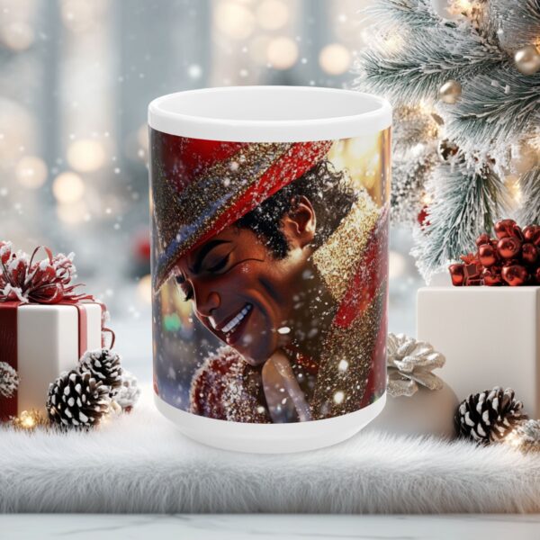 Michael Jackson Ceramic Mug, (11oz, 15oz) African American Celebrity Christmas Fun and Festive Gift, Original Design, All Ages, King of Pop - Image 5