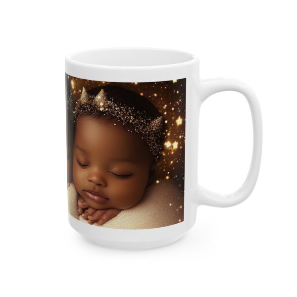 Ceramic Mug, (11oz, 15oz) African American Christmas Mug, Brown Baby Gift Idea, Original Design, For All Ages, Holiday, Coffee Mug - Image 8