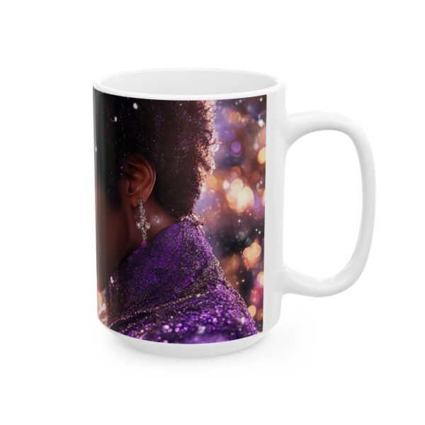 Prince Purple Rain Christmas Ceramic Mug 11 oz and 15 oz, Festive Fun Design, Bold Colors, Coffee Cup, Tea Mug, African American, Novelty - Image 8