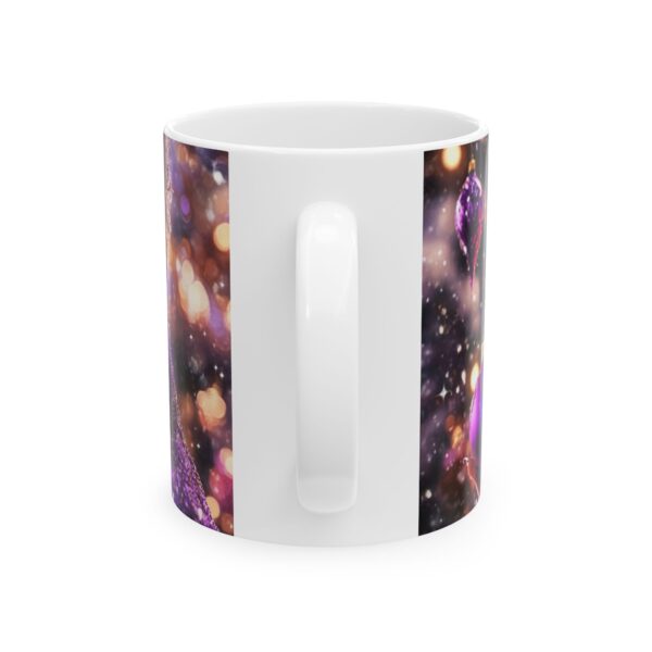 Prince Purple Rain Christmas Ceramic Mug 11 oz and 15 oz, Festive Fun Design, Bold Colors, Coffee Cup, Tea Mug, African American, Novelty - Image 2