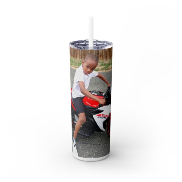 Skinny Tumbler with Straw, 20oz