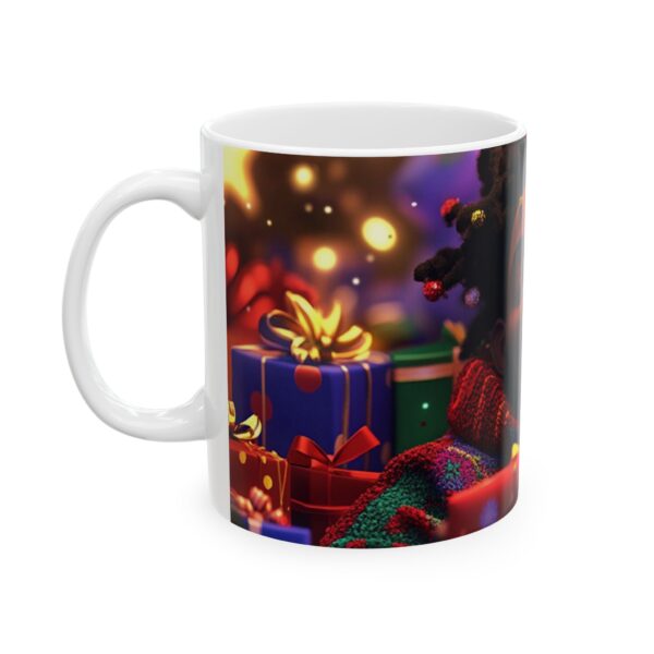 African American Christmas Mug, Fun and Festive, Gift Idea, Original Design, Fun for All Ages Colorful Black Male - Image 3