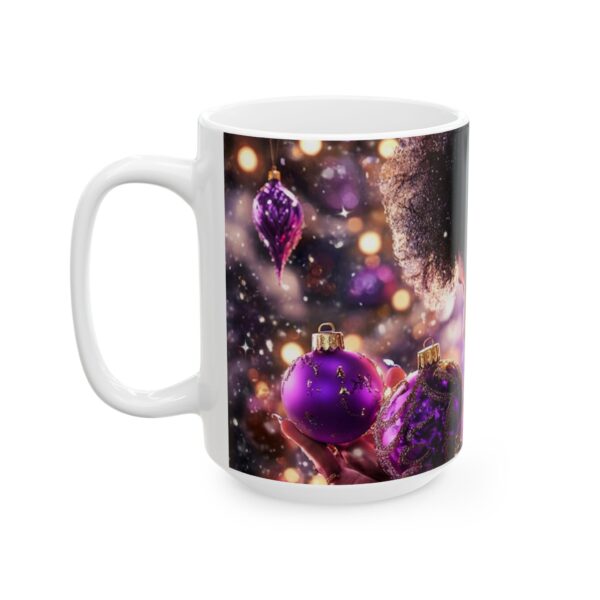 Prince Purple Rain Christmas Ceramic Mug 11 oz and 15 oz, Festive Fun Design, Bold Colors, Coffee Cup, Tea Mug, African American, Novelty - Image 7