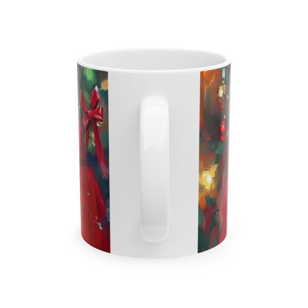 African American Christmas Ceramic Mug, (11oz, 15oz) Bold Design, Colorful and Festive, Santa Baby Design, Fun Gift Idea, Sexy Design - Image 2