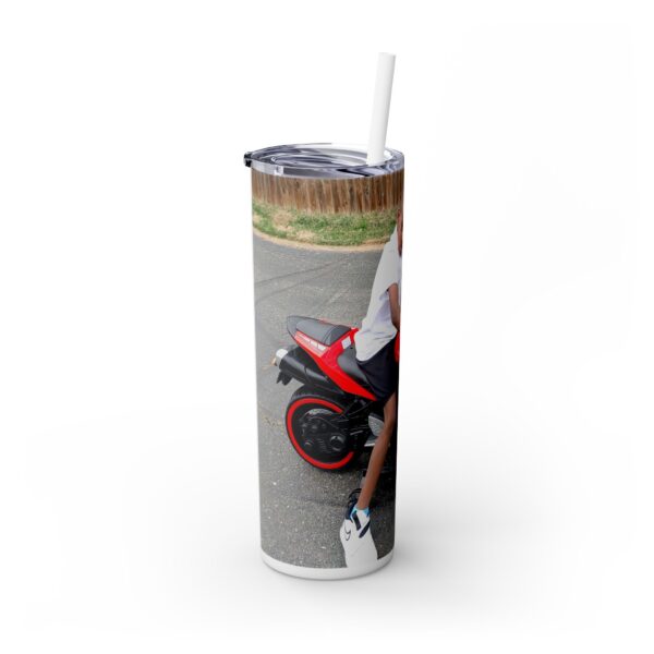 Skinny Tumbler with Straw, 20oz - Image 2