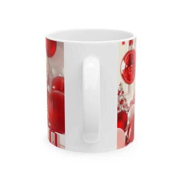 African American Christmas Ceramic Mug, (11oz, 15oz) Bold Design, Colorful and Festive, Santa Baby Design, Fun Gift Idea, Sexy Design - Image 2