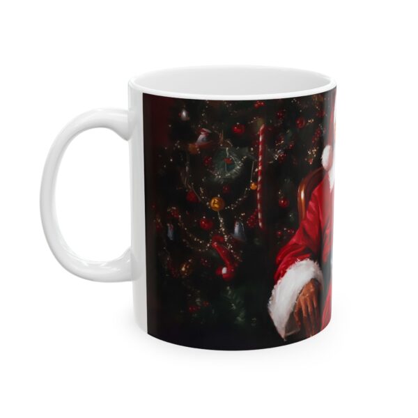 President Barak Obama Santa Claus Ceramic Mug, (11oz, 15oz) Vibrant Colors, Fun and Festive - Image 3